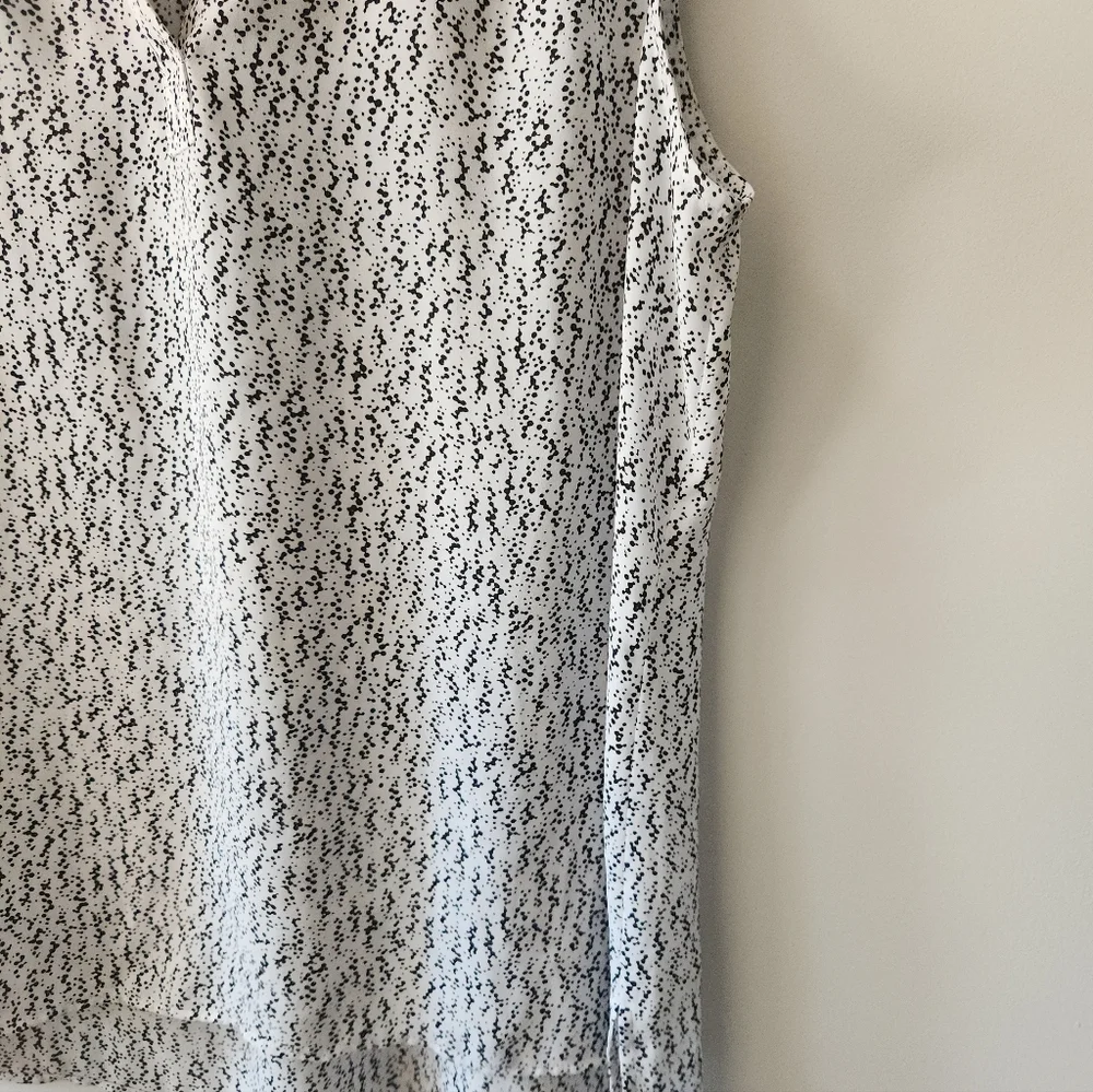 🔥 SOLD 🔥Chaus New York Sleeveless Speckled V Neck Tank Top Size Large - Picture 7 of 9